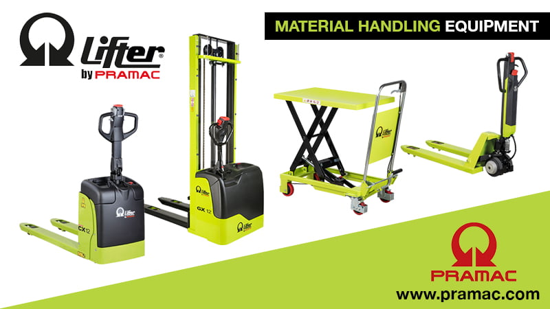 Pramac Material handling product range of equipment